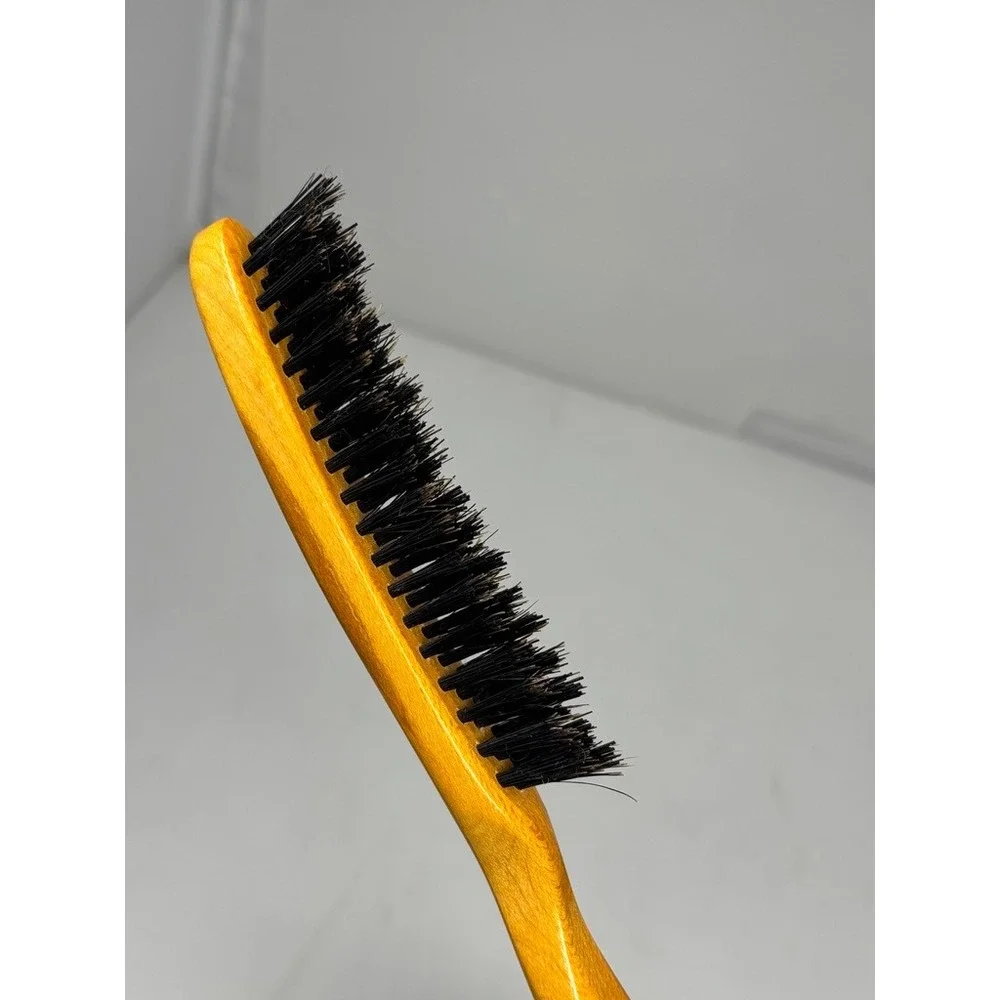 Vtg TeaZe Bristle Hair Styling Brush Tail Comb by‎ PHILLIPS Wooden Handle